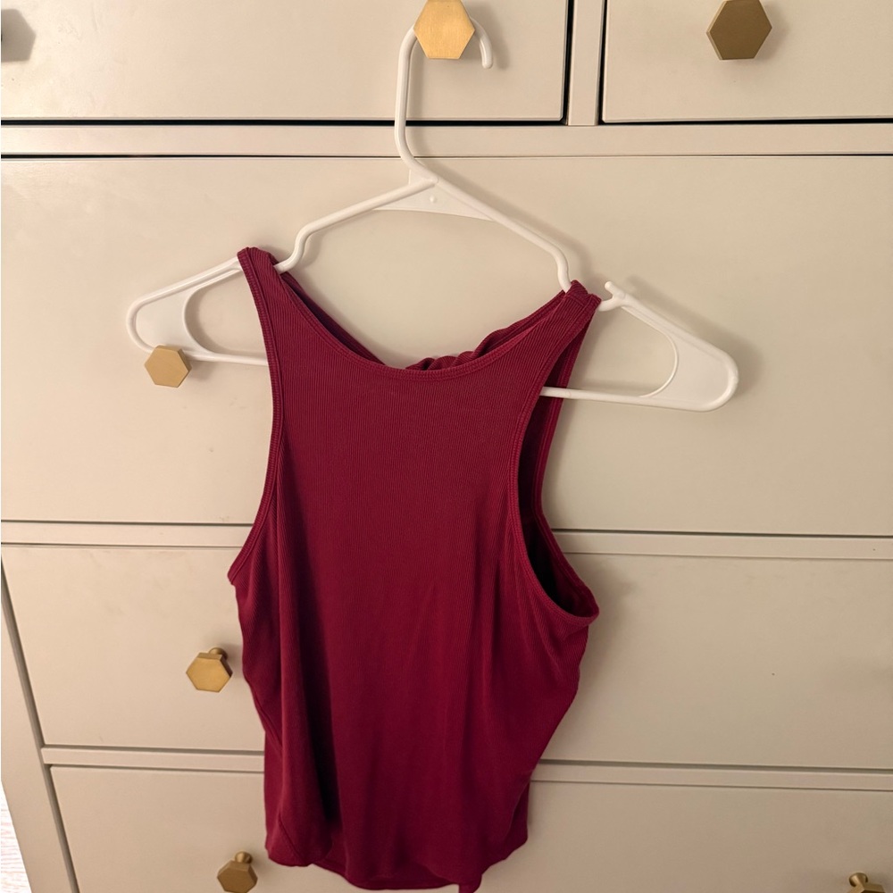 lululemon athletica Burgundy Tank Top